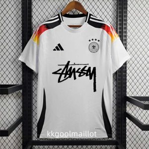 Maillot de foot Allemagne Stussy 2024 domicile Blanc