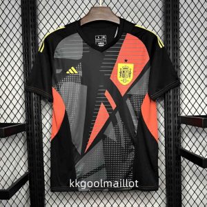 Maillot de foot Espagne Euro 2024 gardien de but noir