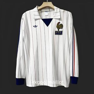 Maillot vintage France 1980 1982 exterieur manches longues