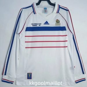 Maillot vintage France Coupe du monde 1998 exterieur manches longues