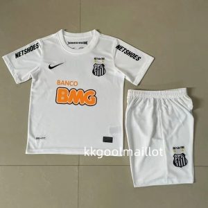 Maillot vintage Santos Enfant 2011 2012 domicile blanc