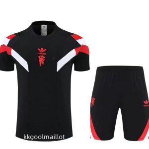 Ensemble Maillot Manchester United 2025 2026 Noir rétro