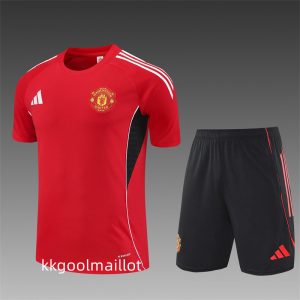 Ensemble Maillot Manchester United 2025 2026 Rouge