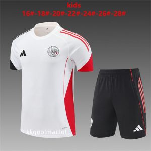 Ensemble Ajax Enfant 2025 2026 Blanc