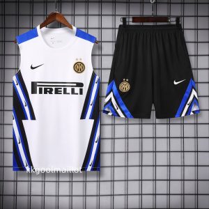 Ensemble Inter Milan 2025 2026 blanc sans manches