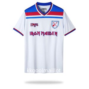 Maillot Vintage West Ham United 2023 Iron Maiden Blanc