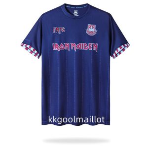 Maillot Vintage West Ham United 2023 Iron Maiden bleu marine