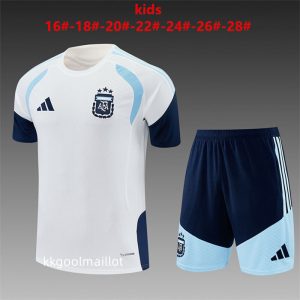 Ensemble Argentine Enfant 2026 2027 blanc