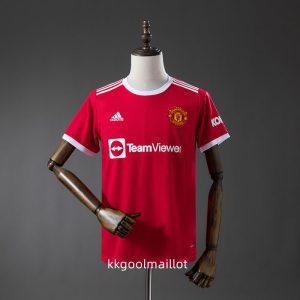 Maillot Manchester United Vintage 2021 2022 domicile rouge