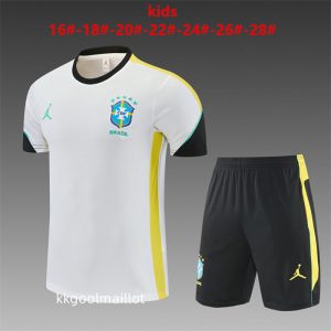 Ensemble Brésil Enfant Jordan 2026 2027 Blanc