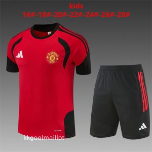 Ensemble Maillot Manchester United Enfant 2026 2027 Rouge