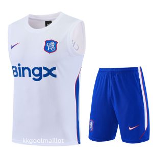 Ensemble Chelsea 2026 2027 Blanc Sans manches