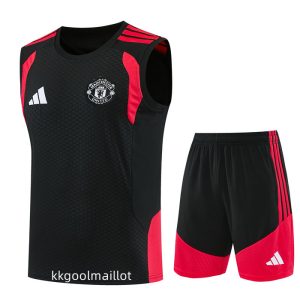 Ensemble Maillot Manchester United 2026 2027 noir Sans manches