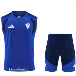Ensemble Manchester United 2026 2027 Bleu Sans manches